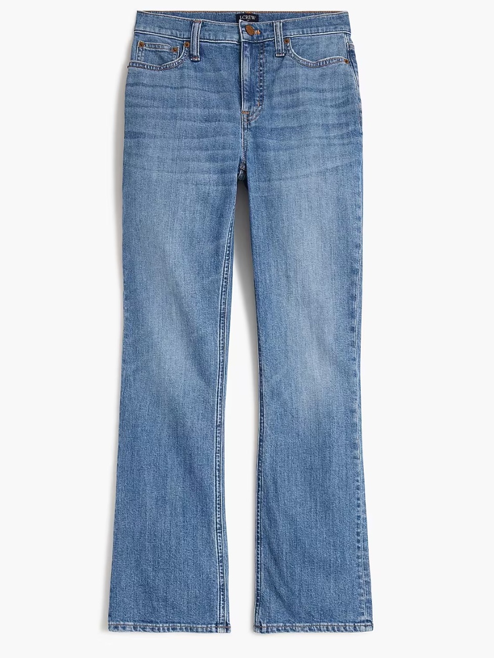 J. Crew Re-Imagined Mid Rise Flare Crop Light Blue Jeans Size 29